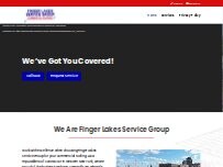 Website Screenshot Finger Lakes Services Group