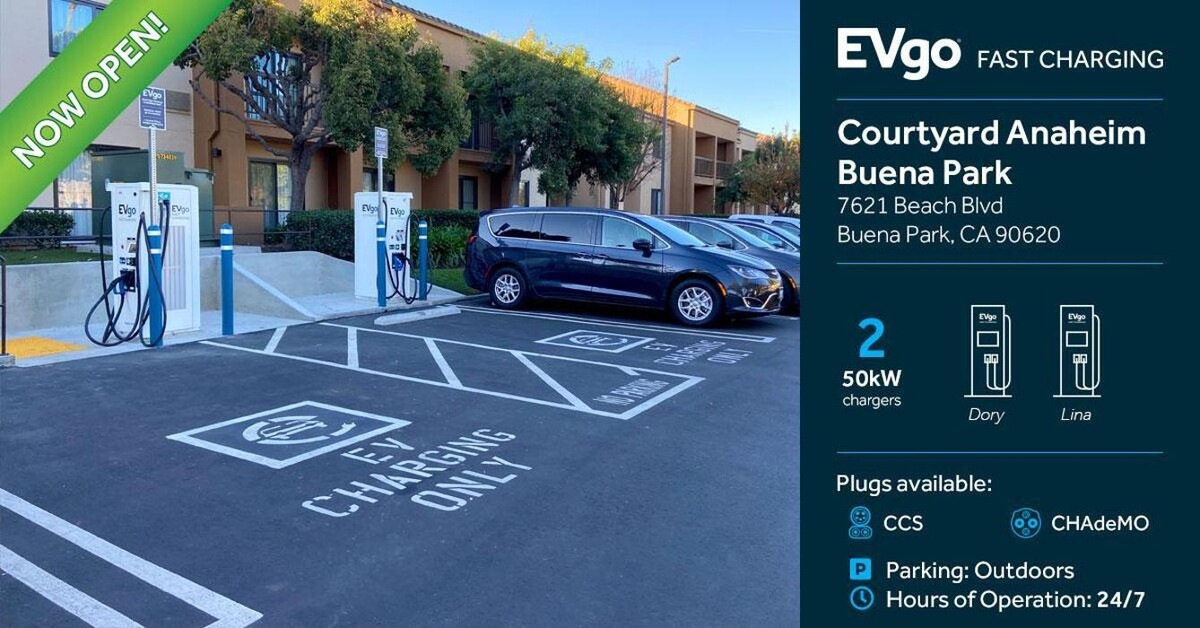 Images EVgo Car Charging Station