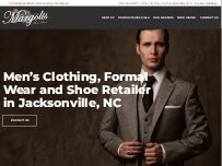 Website Screenshot Margolis Men's Store