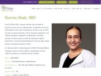 Website Screenshot Kavita Shah, MD Palm Primary Care - Azle Parkway