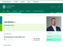 Website Screenshot Amr Radwan, MD