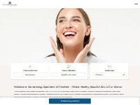 Website Screenshot Dermatology Specialists of Charlotte