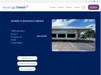 Website Screenshot Advantage Dental+ | Enterprise