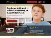 Website Screenshot Mathnasium