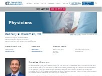 Website Screenshot Zachary E. Pressman, MD