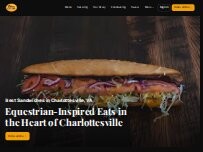 Website Screenshot Mane Course Sandwiches