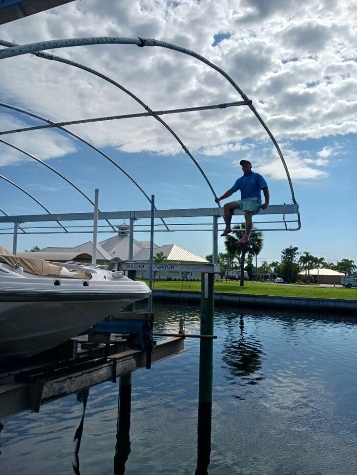 Images Boatlift Canopy Maintenance