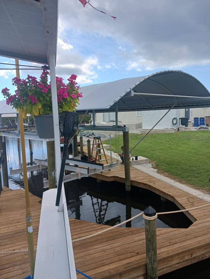 Images Boatlift Canopy Maintenance