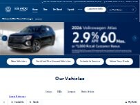 Website Screenshot Bob Moore Volkswagen