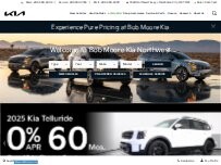 Website Screenshot Bob Moore Kia Northwest