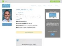 Website Screenshot Arias, Alberto, MD