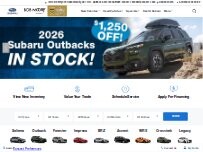 Website Screenshot Bob Moore Subaru