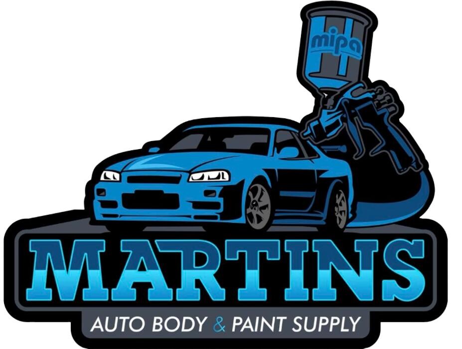Martins Auto Body & Paint Supplies Logo