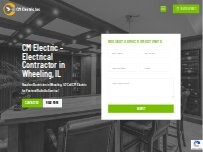 Website Screenshot CM Electric Inc.