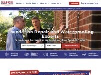 Website Screenshot Foundation Recovery Systems