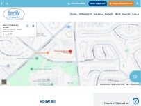 Website Screenshot Family Orthodontics - Roswell