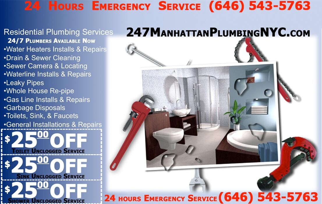 Images 24/7 Manhattan Plumbing NYC