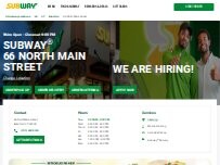 Website Screenshot Subway
