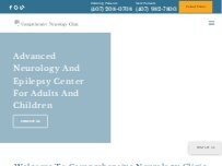 Website Screenshot Comprehensive Neurology Clinic