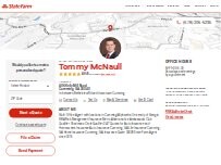 Website Screenshot Tommy McNaull - State Farm Insurance Agent