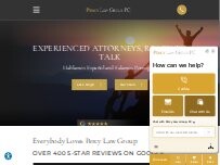 Website Screenshot Percy Law Group, PC