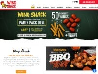 Website Screenshot Wing Shack 8th Avenue
