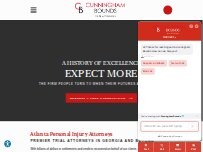 Website Screenshot Cunningham Bounds - Atlanta