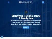 Website Screenshot Law Office of Thomas D. Bumgardner, PLLC