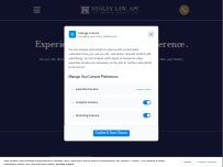Website Screenshot Negley Law, APC
