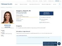 Website Screenshot Morgan A. Boswell, DO