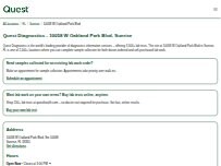 Website Screenshot Quest Diagnostics