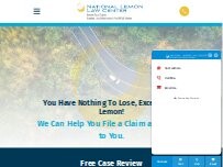 Website Screenshot National Lemon Law Center