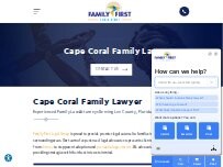 Website Screenshot Family First Legal Group
