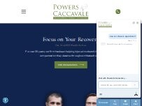 Website Screenshot Powers & Caccavale
