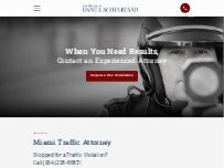 Website Screenshot Law Offices of Daniel Schulefand