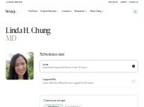 Website Screenshot Linda H. Chung, MD