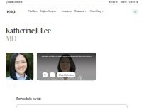 Website Screenshot Katherine J. Lee, MD