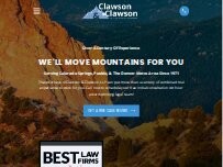Website Screenshot Clawson & Clawson, LLP