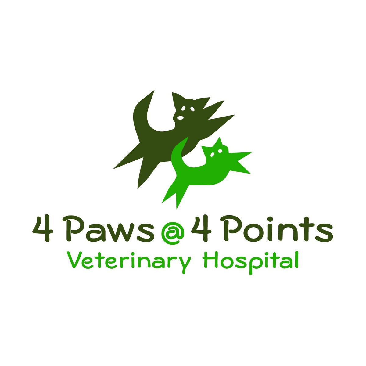 Four Paws At Four Points Logo