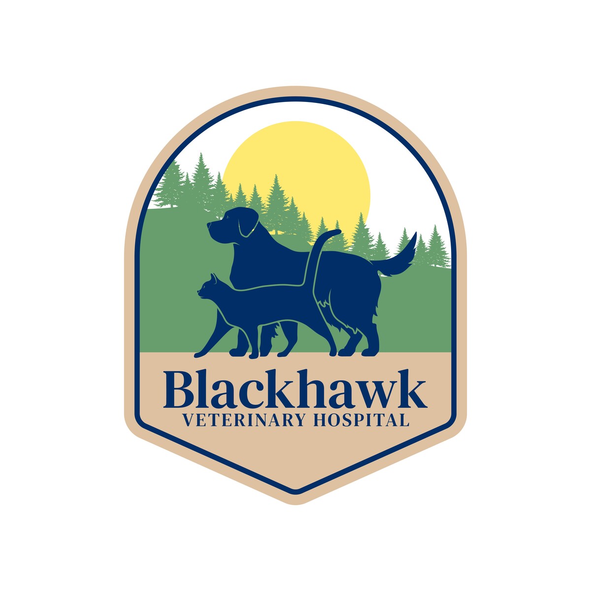 Blackhawk Veterinary Hospital Logo