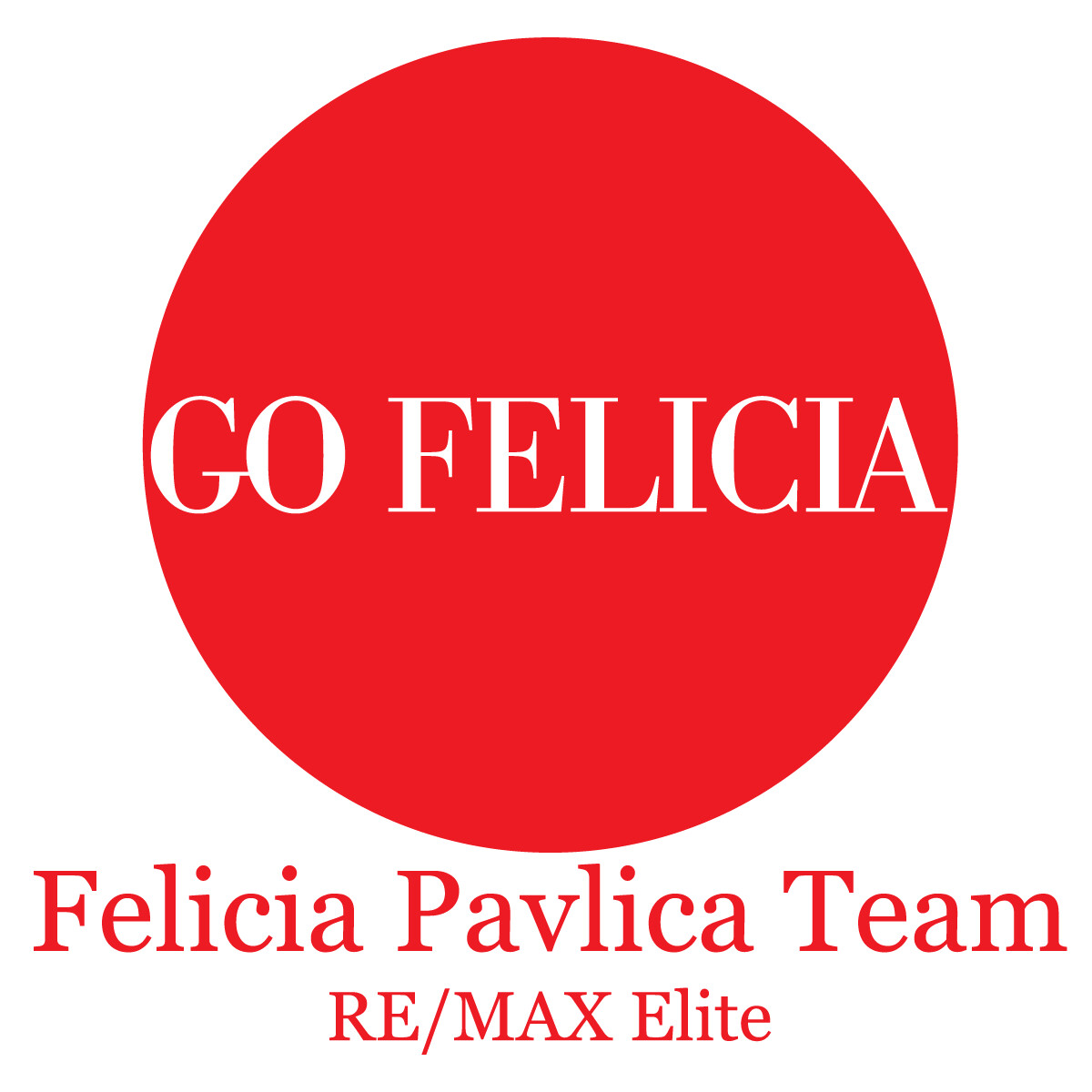 Felicia Pavlica Team: RE/MAX Elite Logo