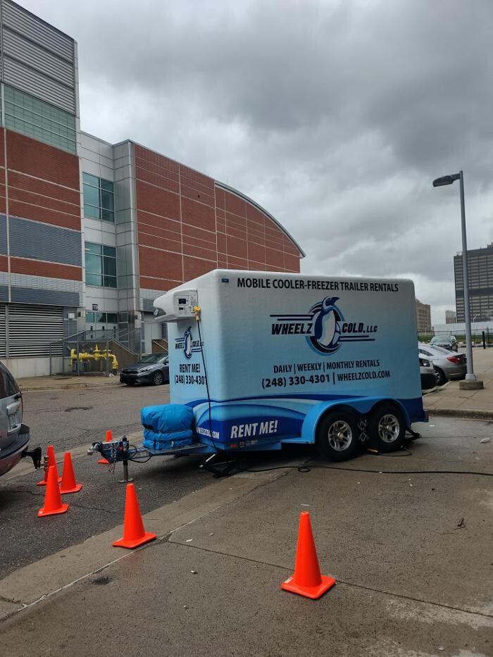 Images Wheelz Cold - Michigan Mobile Refrigerator Trailer Rentals