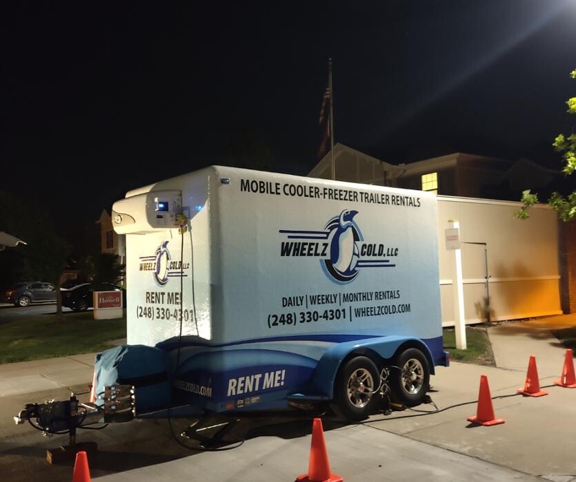 Images Wheelz Cold - Michigan Mobile Refrigerator Trailer Rentals