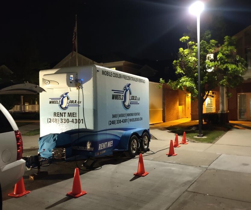 Images Wheelz Cold - Michigan Mobile Refrigerator Trailer Rentals
