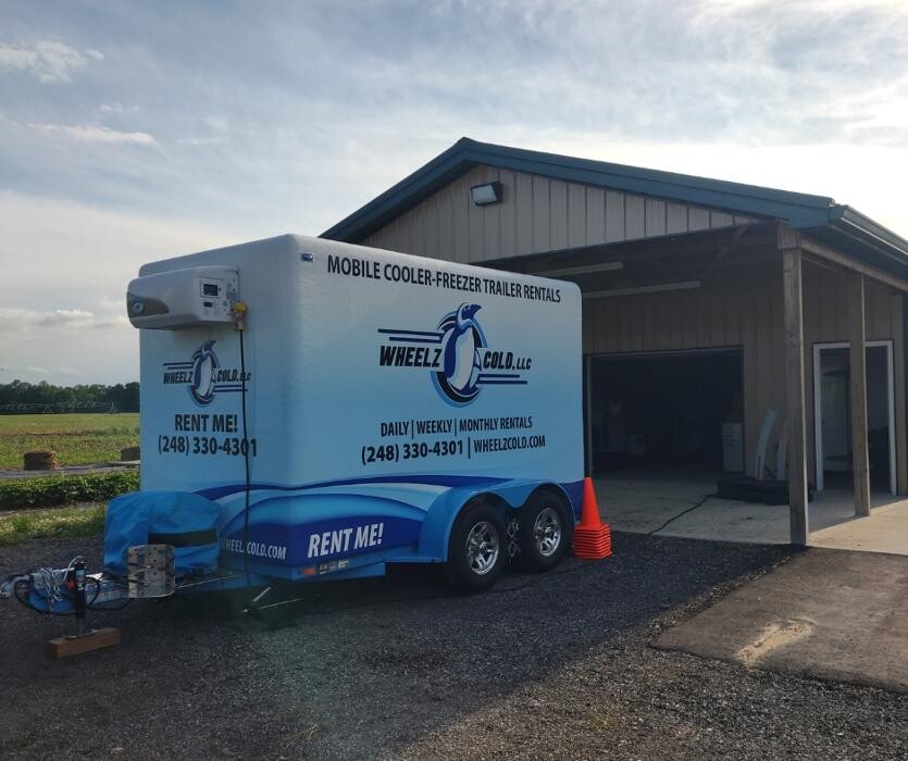 Images Wheelz Cold - Michigan Mobile Refrigerator Trailer Rentals