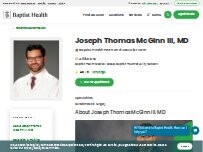 Website Screenshot Joseph Thomas McGinn III, MD