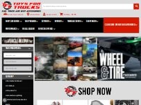 Website Screenshot Toys For Trucks - Cameron, MO - Car, Truck, Jeep and Off-Road Accessories