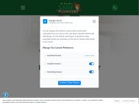 Website Screenshot Sage Plumbers