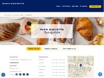 Website Screenshot Paris Baguette