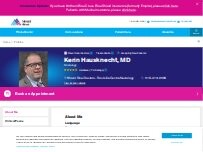 Website Screenshot Kerin Hausknecht, MD